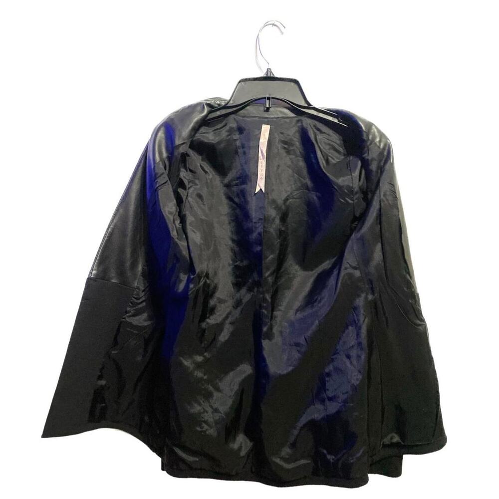 Bailey 44 Faux Leather Black Blazer size small - Picture 3 of 6